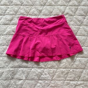 Prince Tennis Pickleball Golf Skirt Short with Pocket Hot Pink